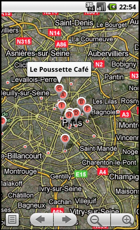 Coffee Shops Map View