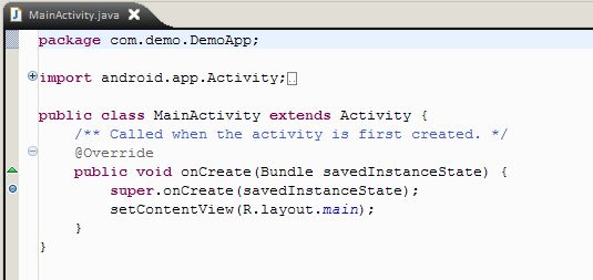 Setting a breakpoint in Eclipse for Android