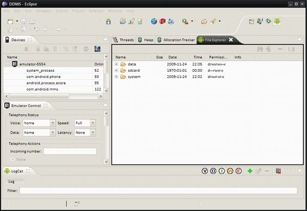 DDMS Eclipse Android Development