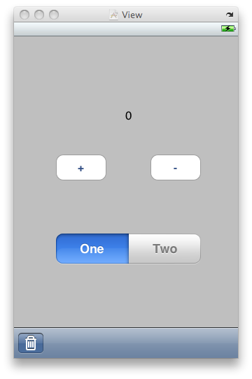 Trash Button