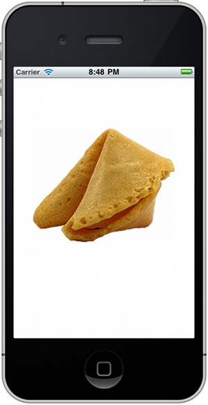 Fortune Cookie In iPhone Simulator