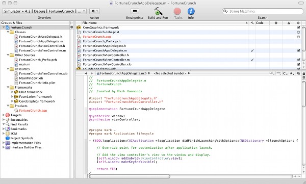The FortuneCrunch project template