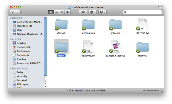 Copy Main Directory