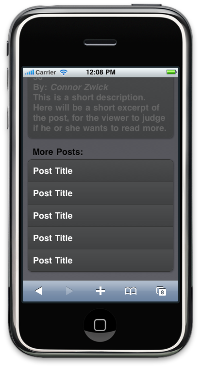 Post Title List