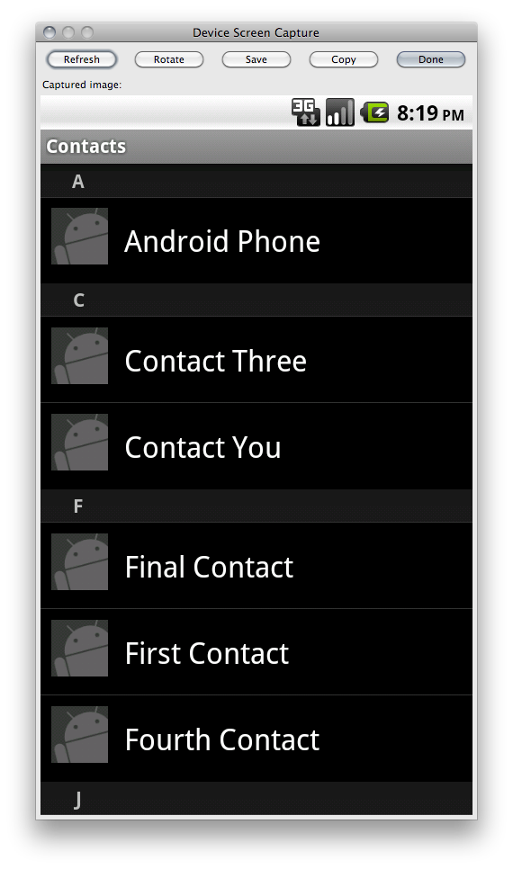 Using Contact Picker