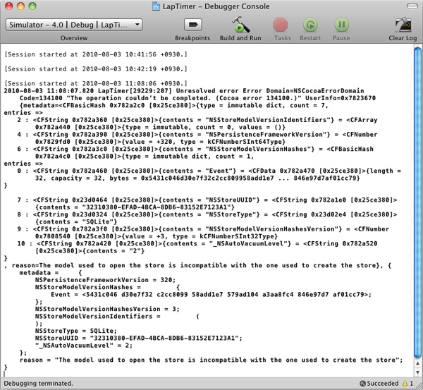 Version Mismatch Error