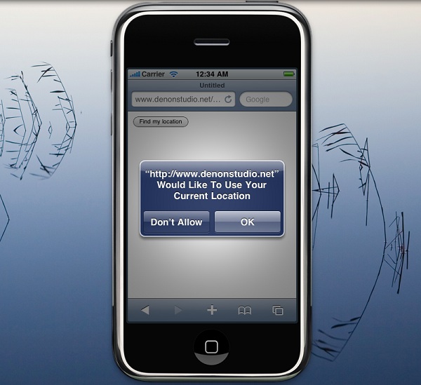 html5 geolocation API