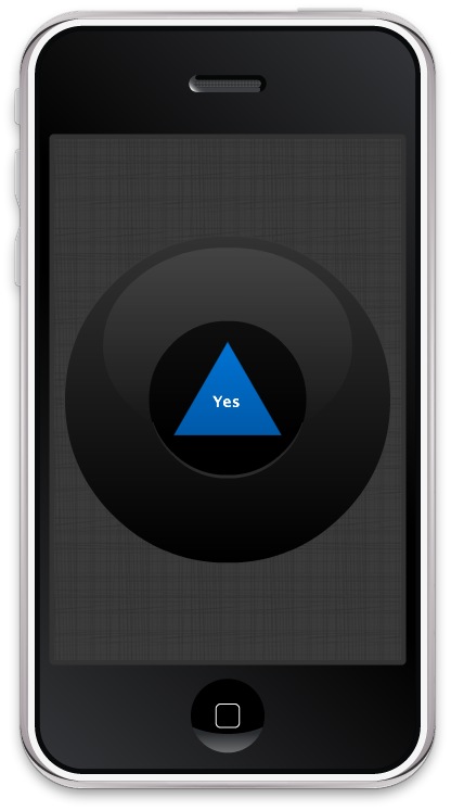 Corona SDK Magic Ball - Figure 1