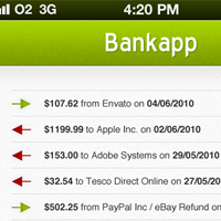 Design an iPhone Bank App in Photoshop: Part 2