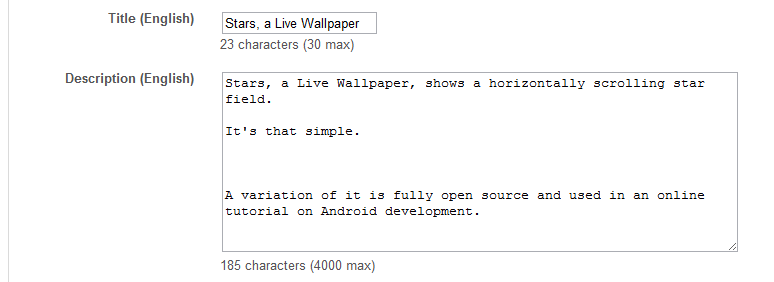 Android SDK: Submit to Market