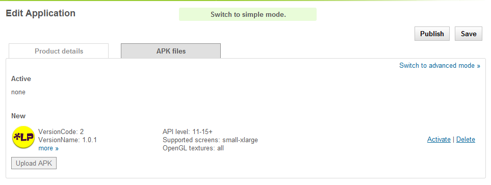 Android SDK: Submit to Market