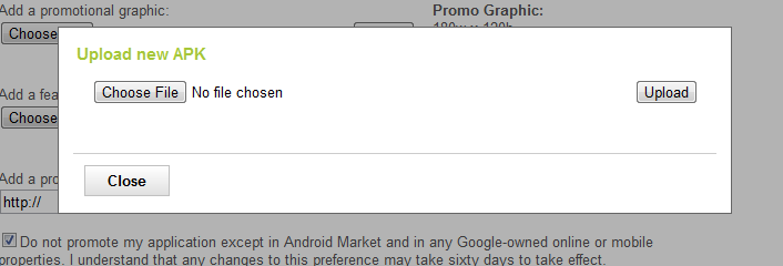 Android SDK: Submit to Market