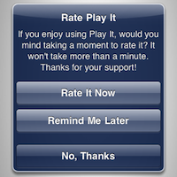 iOS Quick Tip: Adding App Store Stars with iRate