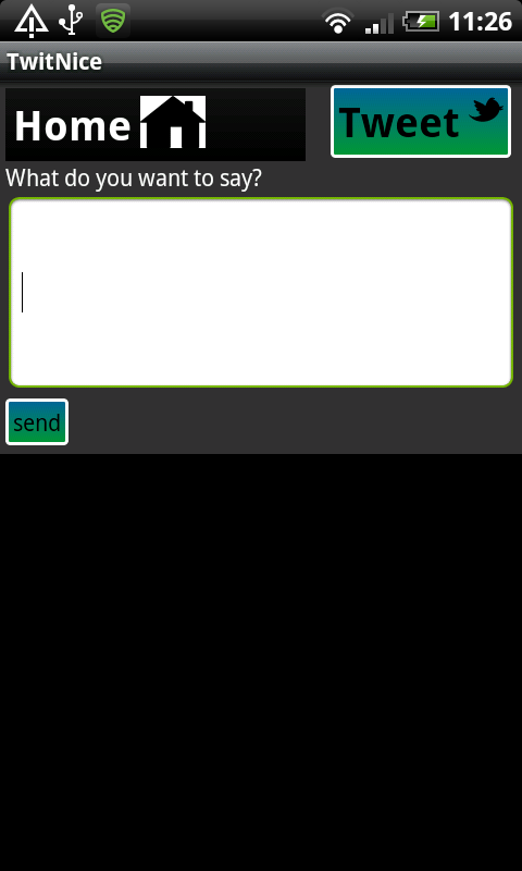 The Tweet Screen