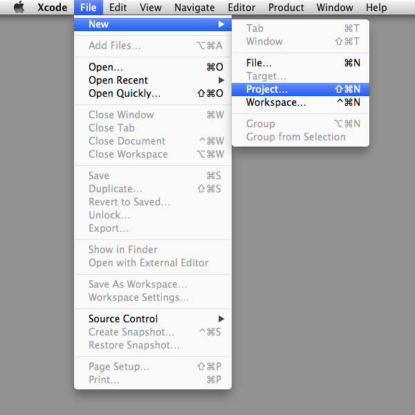 Learning C: A Primer - Creating a New Xcode Project - Figure 1