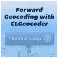Forward Geocoding with CLGeocoder