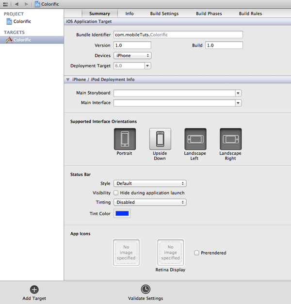Creating Your First iOS Application - Xcode's Main View - Figure 8