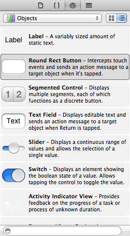 Creating Your First iOS Application - The Object Library - Figure 13